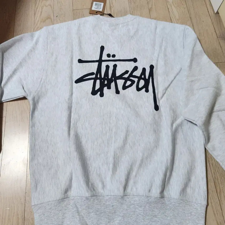 [BUNJANG] Stussy Basic Sweatshirt Ash Heather / NS22<초특가>정품새상품스투시 베이직 맨투맨 애쉬 헤더 M/L