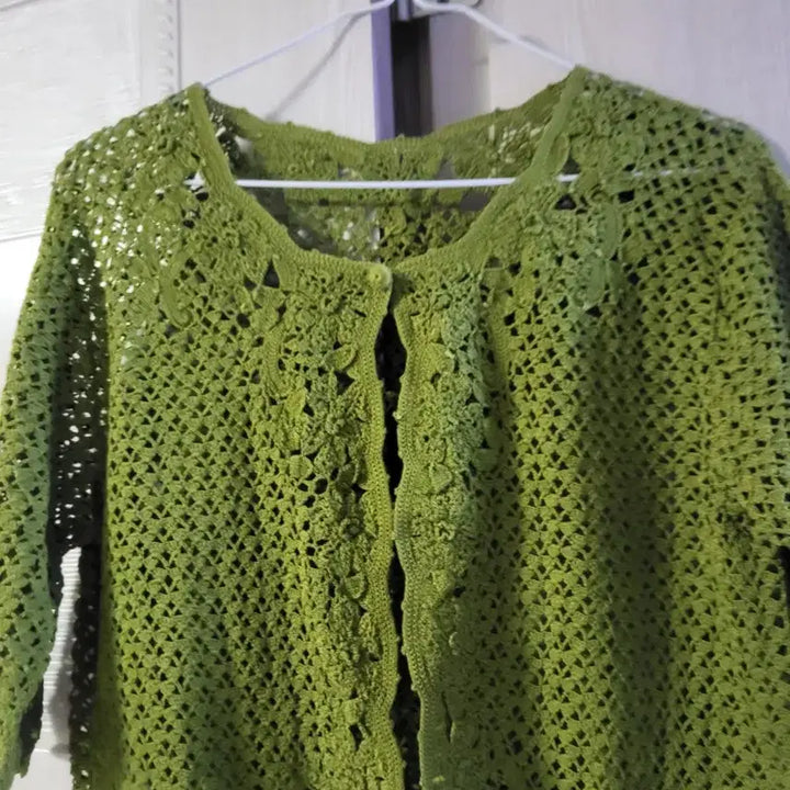 [BUNJANG] Hand-Knitted Cardigan / 손뜨개 가디건