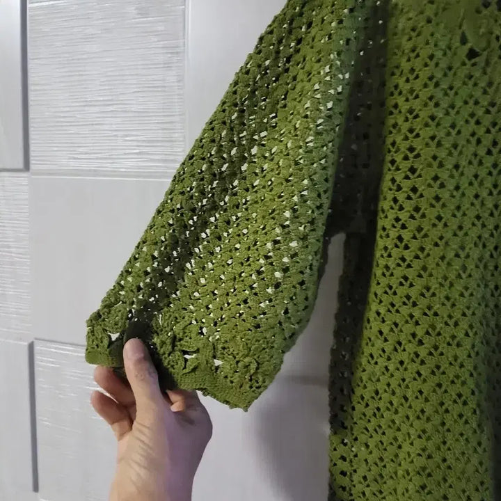[BUNJANG] Hand-Knitted Cardigan / 손뜨개 가디건