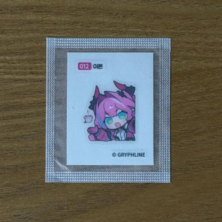 [BUNJANG] Endfield Ppajik Sticker - No. 12 Yvonne / 엔드필드 띠부씰 - 12 이본