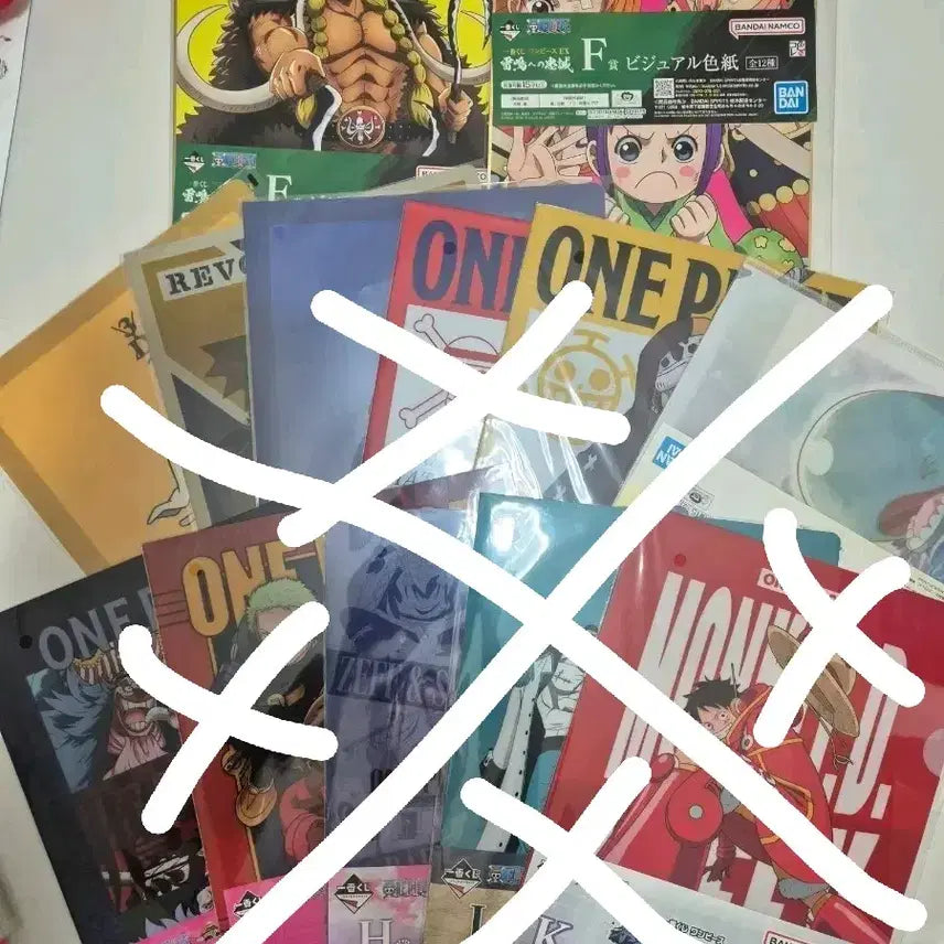 [BUNJANG] One Piece Ichiban Kuji &amp; Merchandise Bundle (53 pcs) / 원피스 제일복권 하위상 및 굿즈 53개 일괄