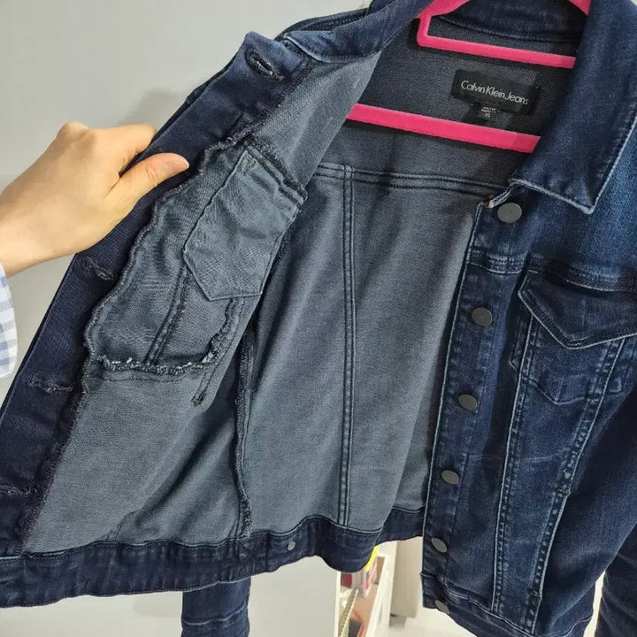 [BUNJANG] Calvin Klein Denim Jacket XS / 캘빈클라인 청자켓/데님자켓 XS