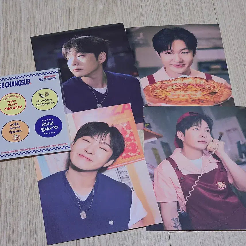 [BUNJANG] BTOB Lee Changsub Fan Kit Photo Set + Stickers / 비투비 이창섭 팬키트 구성품 인화사진 세트 + 스티커