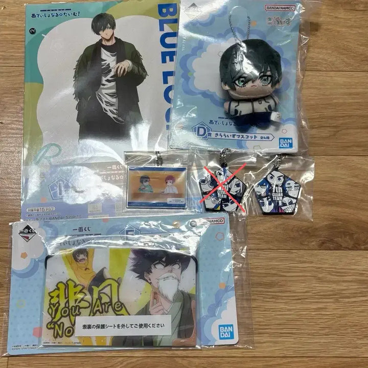 [BUNJANG] Blue Lock Ichiban Kuji Additional Time Set - Itoshi Rin / 일괄판매 블루록 제일복권 이치방쿠지 D상 이토시 린 세트 아디셔널타임