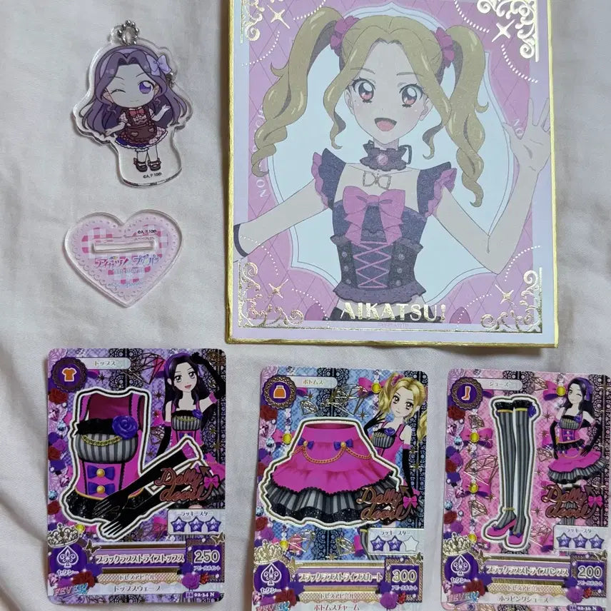 [BUNJANG] Aikatsu! iM☆Star Suipara Nono Lisa Acrylic Shikishi Card / 아이카츠 아이엠스타 스이파라 노노 리사 굿즈 아크릴 색지 카드 일판