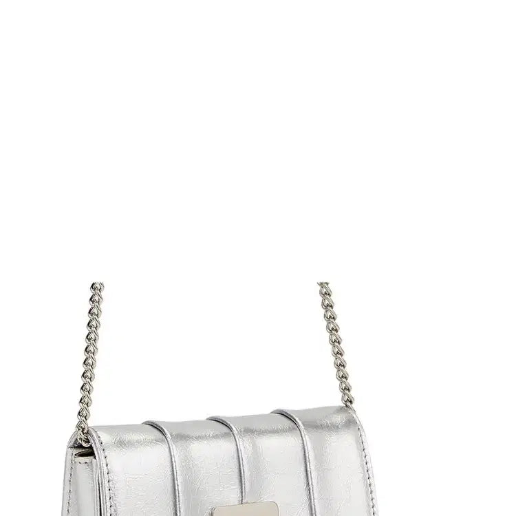 [BUNJANG] S_E_L_E_D_I_F_F Wavy Microbag (Silver) / 셀레디프 웨이비 마이크로백 (실버)