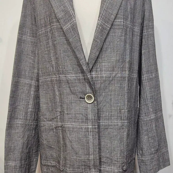 [BUNJANG] It MICHAA Check Jacket &amp; Shorts Set / 잇미샤 체크 자켓 &amp; 반바지 세트