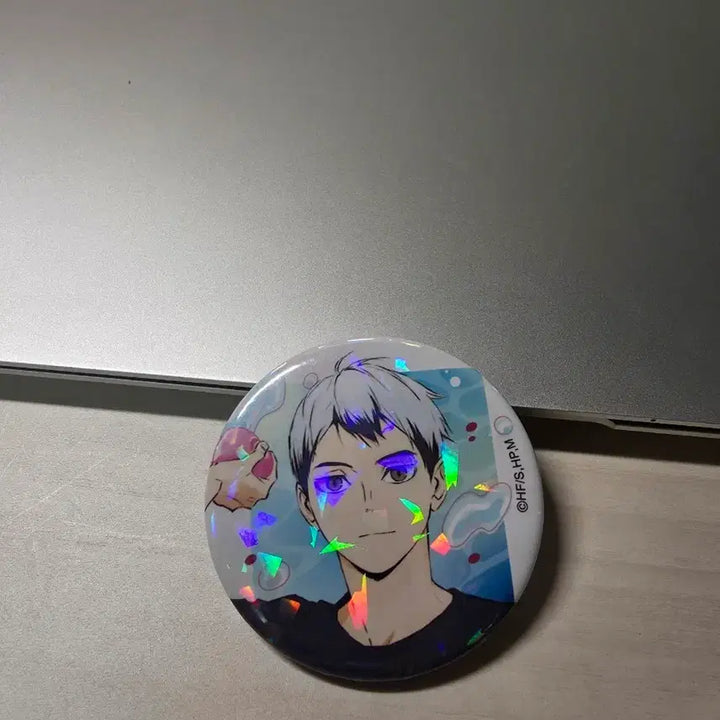 [BUNJANG] Haikyuu!! Shinsuke Kita Summer Poolside Acrylic Charm / 하이큐 키타신스케 물놀이 뱃지 여름