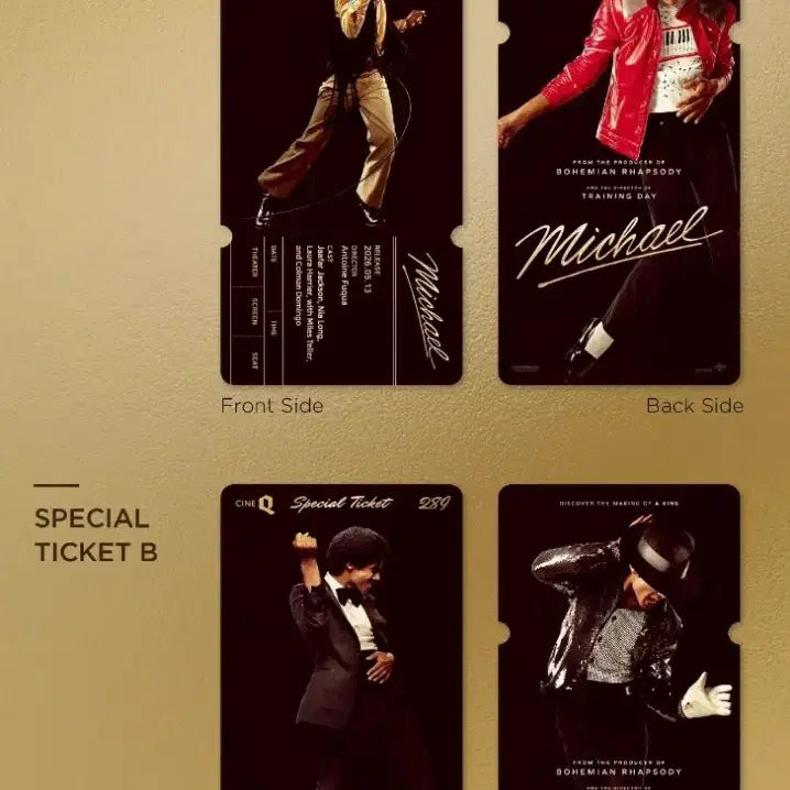 [BUNJANG] Michael Special Ticket CGV Goods POB / 마이클 스페셜티켓 스티 씨네큐 굿즈 특전