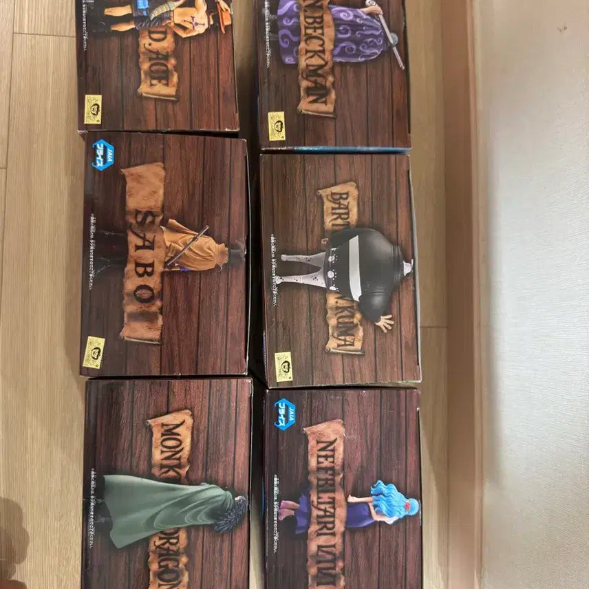 [BUNJANG] One Piece DXF Grandline Series 6 Figure Bundle Set / 원피스 피규어 DXF  Grandline 시리즈 6종 일괄