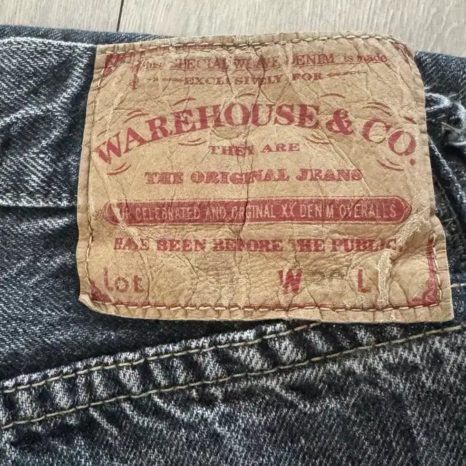 [BUNJANG] Warehouse 1101 2nd Hand Used Wash Denim (30) / 웨어하우스 1101 2nd hand 블랙 유즈드 워시 데님 (30)