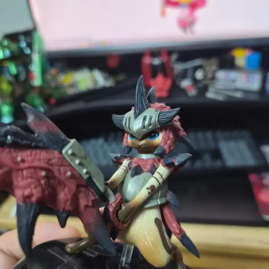 [BUNJANG] Monster Hunter Builders Rathalos Neko Figure / 몬스터헌터  빌더 몬스터즈 레우스 네코