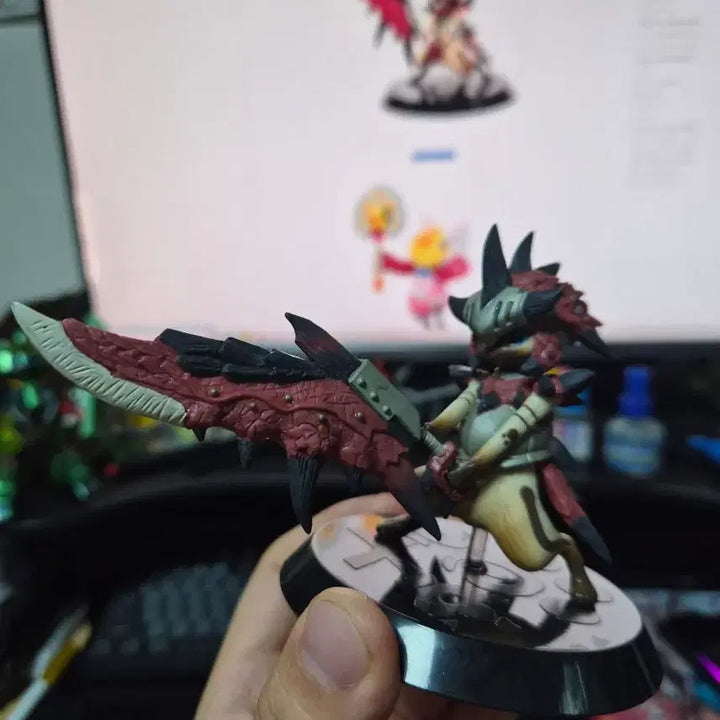[BUNJANG] Monster Hunter Builders Rathalos Neko Figure / 몬스터헌터  빌더 몬스터즈 레우스 네코