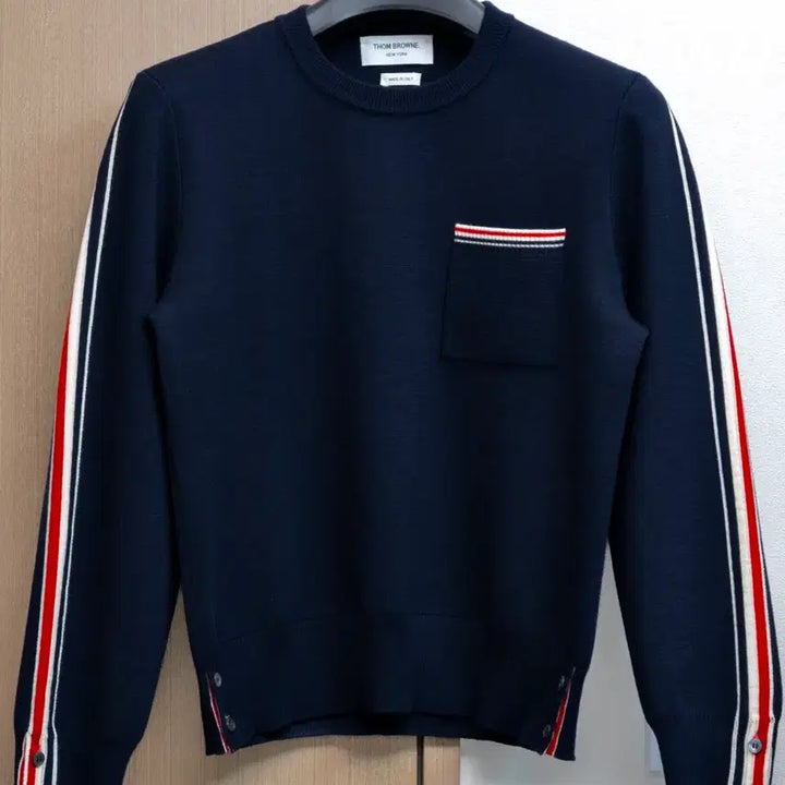[BUNJANG] Thom Browne Side Stripe Milano Stitch Knit Navy / 톰브라운 사이드라인 밀라노스티치 니트 네이비 3