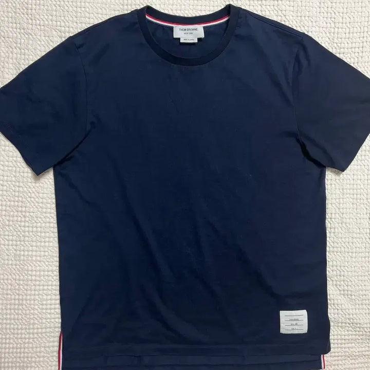 [BUNJANG] Thom Browne Navy Short Sleeve T-Shirt / (당일배송 정품) 톰브라운 네이비 반팔