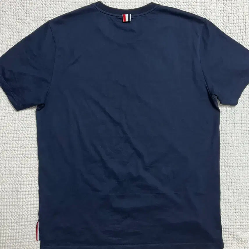 [BUNJANG] Thom Browne Navy Short Sleeve T-Shirt / (당일배송 정품) 톰브라운 네이비 반팔