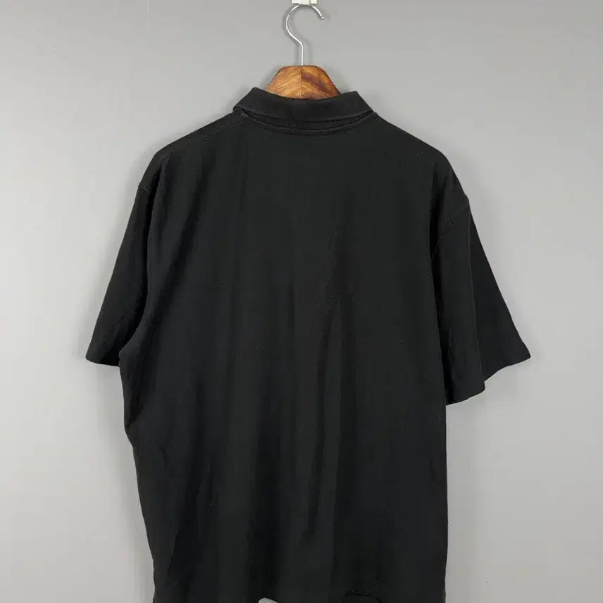 [BUNJANG] Carhartt Pocket Collar Short Sleeve T-Shirt Black L / 칼하트 포켓 카라 반팔 티셔츠 블랙 E0512