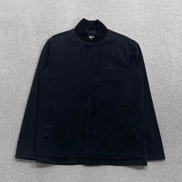 [BUNJANG] Stussy 00s Cotton Neck Jacket Black / 스투시 Stussy 00s 코튼 넥 자켓 블랙