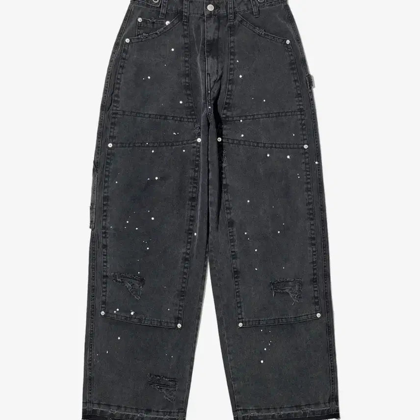 [BUNJANG] BIGUNION Painting Carpenter Pants / (M) 빅유니온 페인팅 카펜터 팬츠