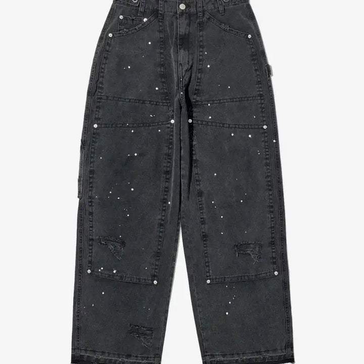 [BUNJANG] BIGUNION Painting Carpenter Pants / (M) 빅유니온 페인팅 카펜터 팬츠