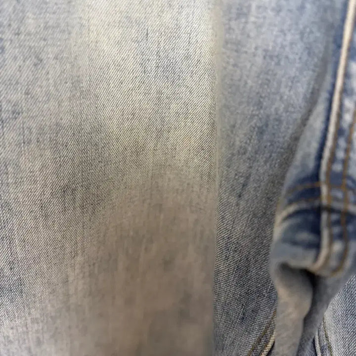 [BUNJANG] dnshr Signature Wide Denim Jeans - Thor Blue (Size L) / 디앤에스알 dnsr 시그니처 와이드 데님 토르블루 L사이즈