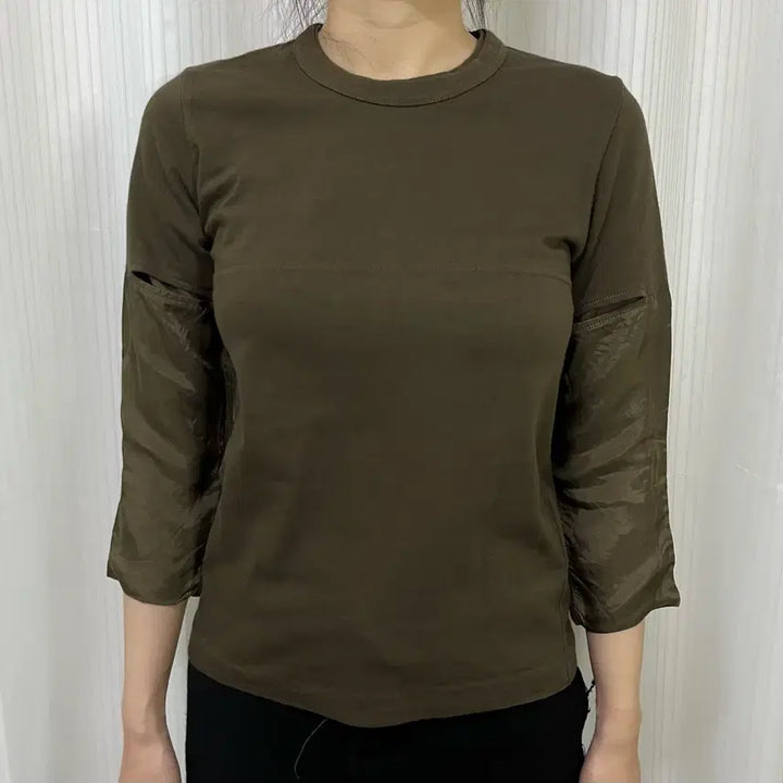 [BUNJANG] Comme des Garçons Layered 7-Sleeve T-Shirt / 꼼데가르송 레이어드 7부 티셔츠