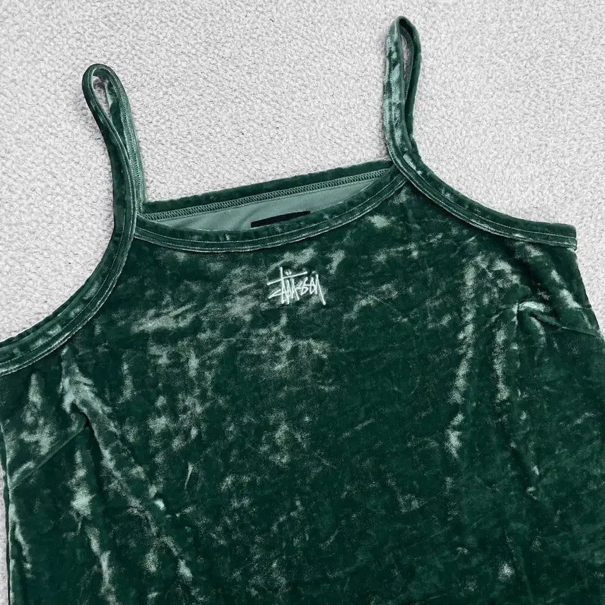 [BUNJANG] Stussy Slip Dress Green / 스투시 Stussy 슬립 원피스 그린