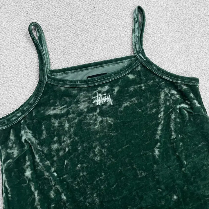 [BUNJANG] Stussy Slip Dress Green / 스투시 Stussy 슬립 원피스 그린