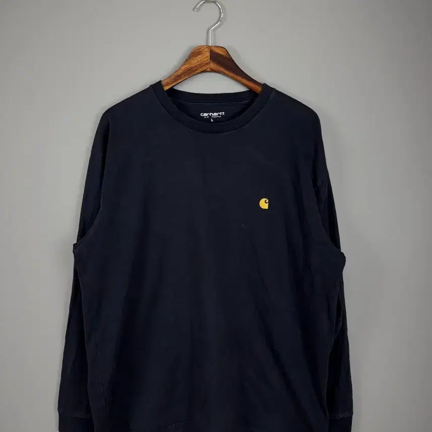 [BUNJANG] Carhartt WIP Long Sleeve Navy L / 칼하트WIP 롱슬리브 네이비 E0512