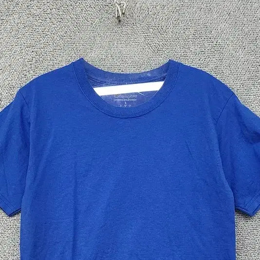 [BUNJANG] Champion Blue Cotton T-Shirt (Size S) / 챔피온 블루 반팔티 S