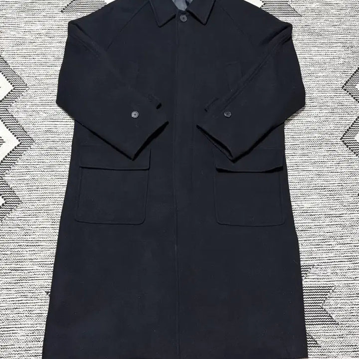 [BUNJANG] Musinsa Standard Wool Blend Oversized Muff Balmacaan Coat / 무탠다드 울 블렌드 오버사이즈 머프 발마칸 코트