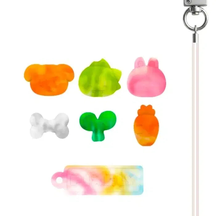 [BUNJANG] Splits - Chan Hyo-jun Pixelly DIY Keyring Set Parts / [분철] 잠뜰 픽셀리 DIY 키링 세트 파츠 분철합니다