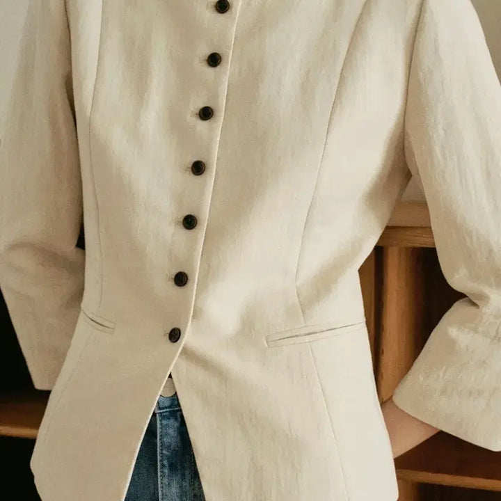 [BUNJANG] TOWAV ANNI BLOUSE JACKET Ecru / TOWAV 토와브 애니 블라우스 자켓 (에크루)