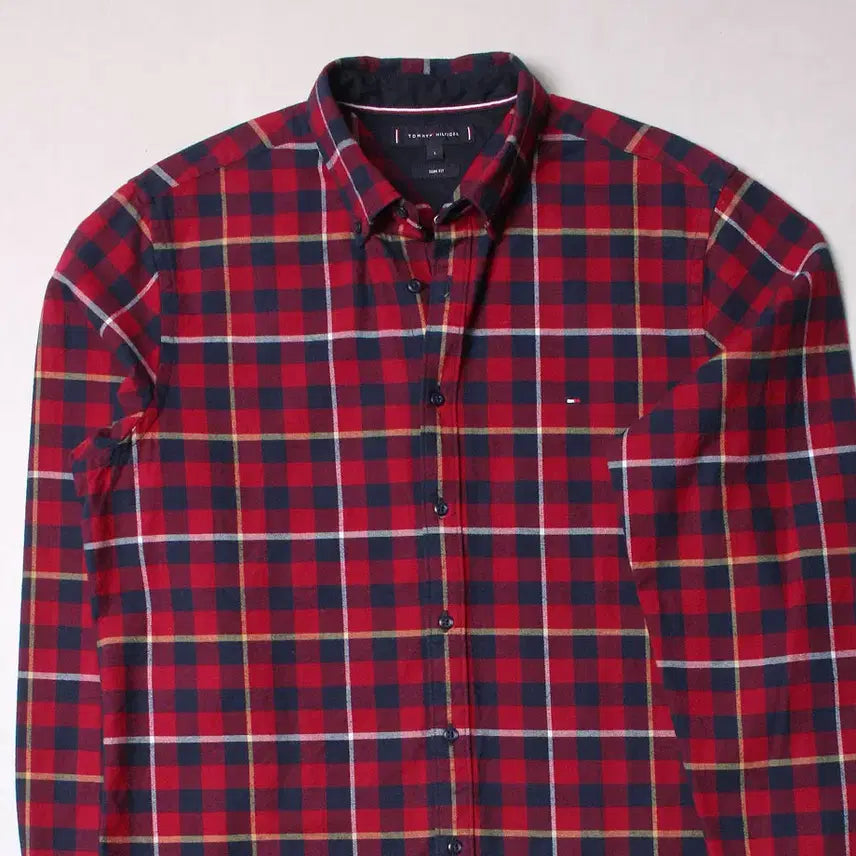 [BUNJANG] Tommy Hilfiger Flannel Shirt Regular Fit / 105 타미힐피거 플란넬셔츠 레귤러핏 177