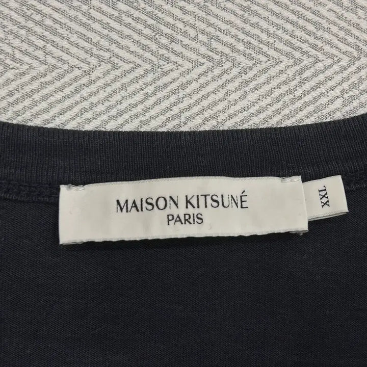 [BUNJANG] Maison Kitsuné Fox Head Short Sleeve T-Shirt Navy / [2XL] 메종키츠네 폭스 헤드 반팔 티셔츠 네이비 05사이즈