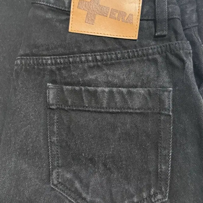 [BUNJANG] ERA Wide Fit Denim Pants Black / ERA 와이드핏 데님 팬츠 블랙