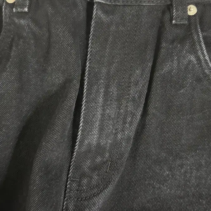 [BUNJANG] ERA Wide Fit Denim Pants Black / ERA 와이드핏 데님 팬츠 블랙