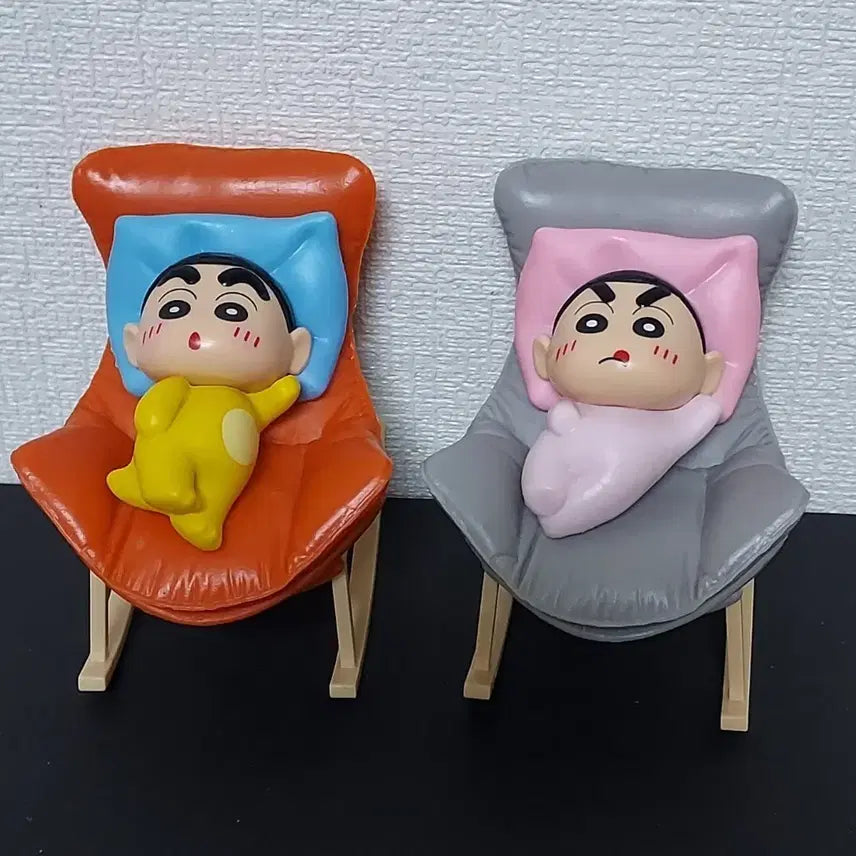 [BUNJANG] Crayon Shin-chan Rocking Chair Figure 2 Types / 짱구흔들의자피규어2종