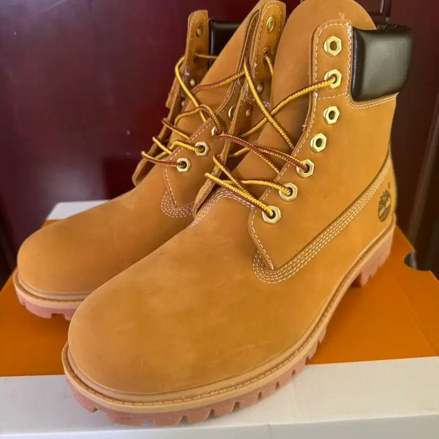 [BUNJANG] Timberland Premium 6-Inch Waterproof Boots Wheat Nubuck Wide 280mm / 팀버랜드 프리미엄 6인치 워터프루프 부츠 위트 누벅 - 와이드 280mm