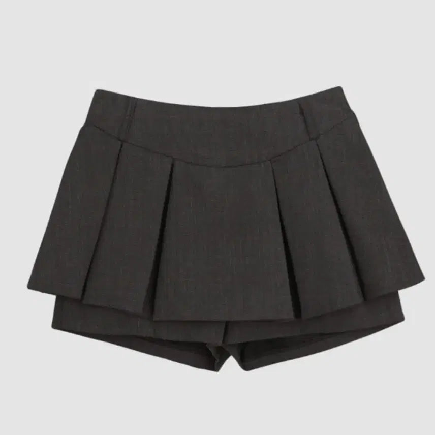 [BUNJANG] HINIK Pelci Skirt Pants - Black, Small / [히니크 펠시 치마바지 -black,s]