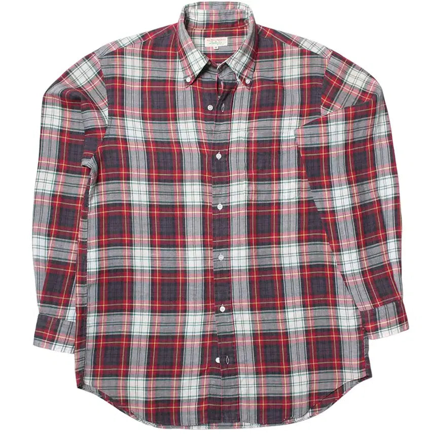 [BUNJANG] 100 Plaid Linen Shirt Regular Fit / 100 플레이드 리넨셔츠 레귤러핏 179