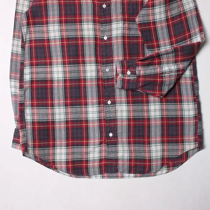 [BUNJANG] 100 Plaid Linen Shirt Regular Fit / 100 플레이드 리넨셔츠 레귤러핏 179