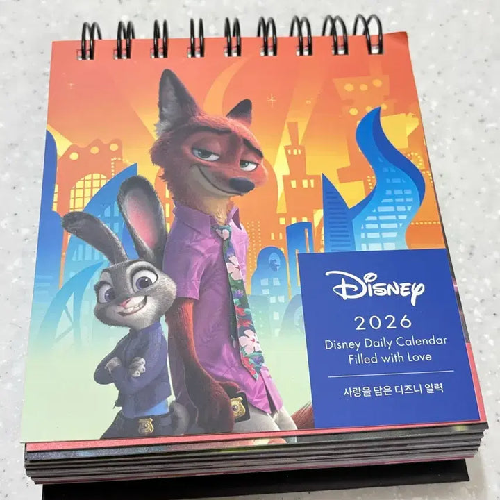 [BUNJANG] Disney Pixar 2026 Daily Calendar Desk Calendar / 디즈니 픽사 2026년 데일리 캘린더 일력 탁상달력