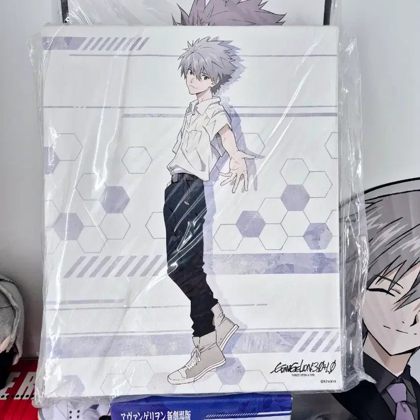 [BUNJANG] Evangelion Nagisa Kaworu Canvas Art Print (Unsealed) / [단순개봉]에반게리온 나기사카오루 캔버스액자
