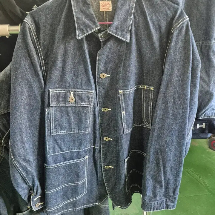 [BUNJANG] Evisu Denim Work Jacket / Evisu 데님 워크 자켓 여러개 개당