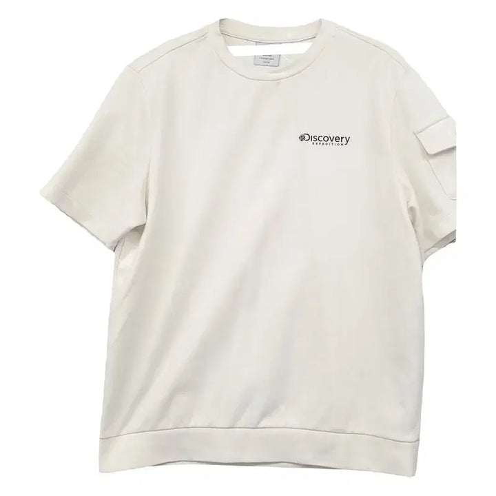 [BUNJANG] Discovery Expedition Cream Short-Sleeve T-Shirt / 디스커버리 크림 반팔티 85