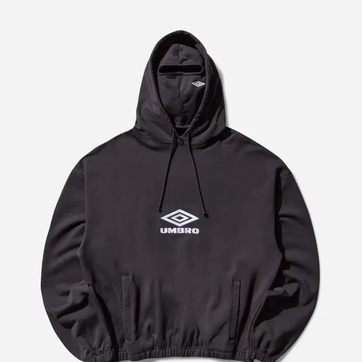 [BUNJANG] Umbro x Slam Jam Heritage Logo Hoodie Black / 엄브로 x 슬램잼 헤리티지 로고 마스크 후드 블랙