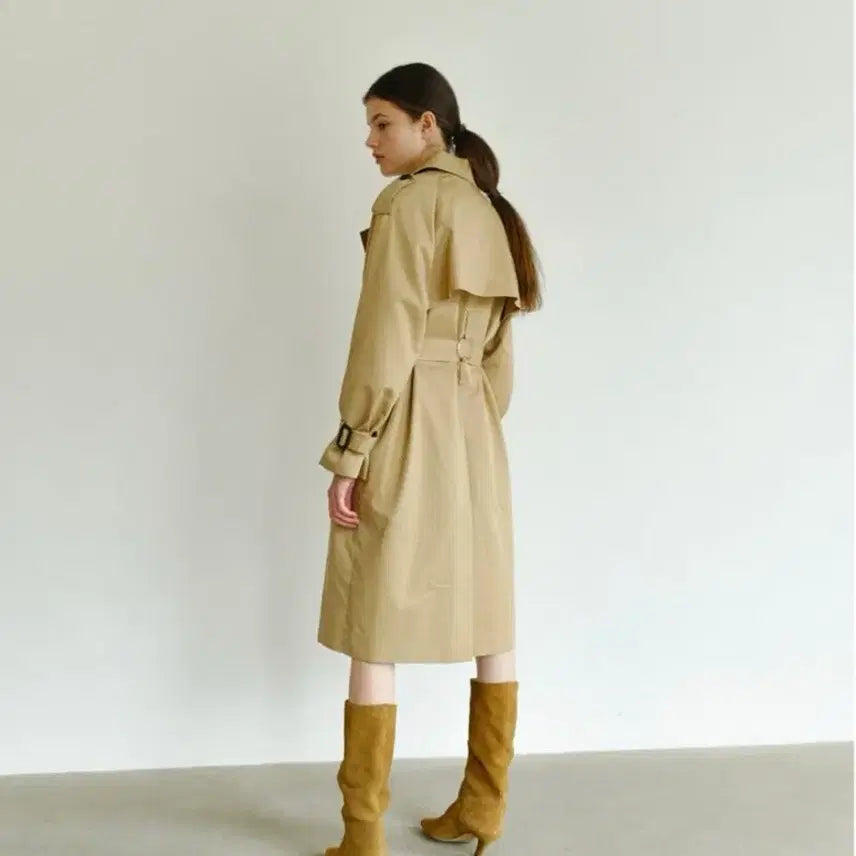 [BUNJANG] 1159 Studio Ring Trench Coat Beige / (1159스튜디오) 링 트랜치코트 베이지