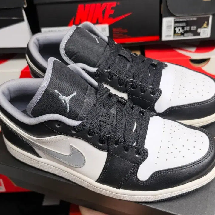 [BUNJANG] Nike Jordan 1 Low Black Particle Grey / 나이키 조던 1 로우 블랙 파티클 그레이 (260)