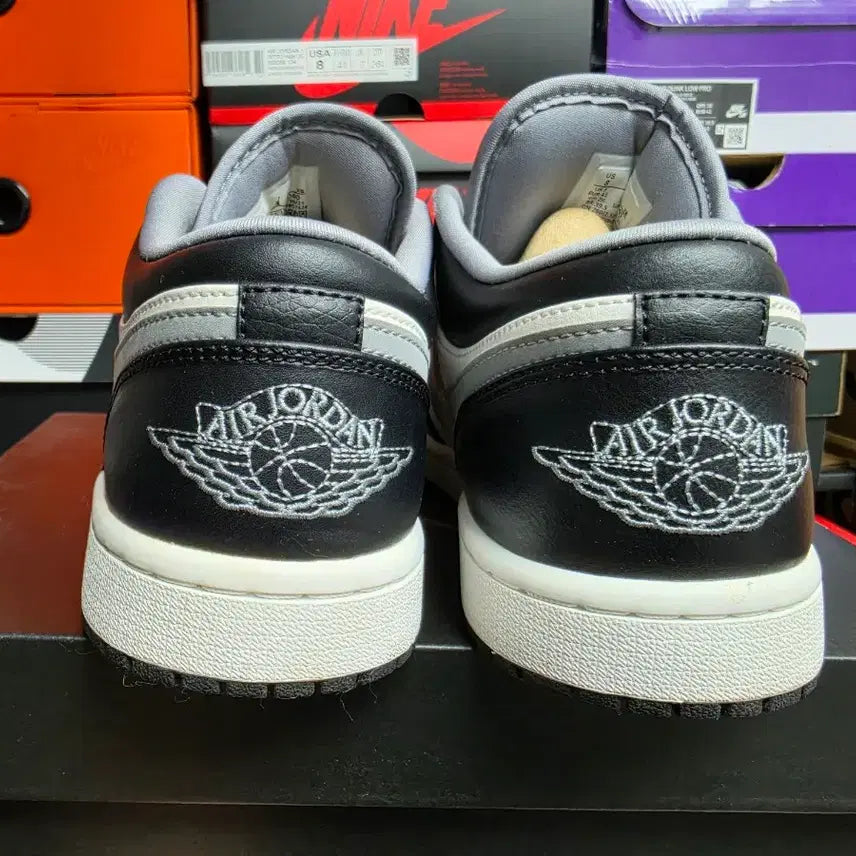 [BUNJANG] Nike Jordan 1 Low Black Particle Grey / 나이키 조던 1 로우 블랙 파티클 그레이 (260)